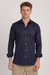 Camisa summer linho | viscose | algodão azul marinho
