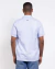 Camisa tricot regular manga curta azul - loja online