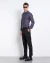 Camisa oxfordine slim manga longa chumbo - Vitta