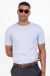 Camiseta icon em algodão egípcio azul claro - comprar online