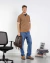 Camisa polo italiana tricot classic marrom avelâ - Vitta