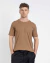 Camiseta tricot marrom avelâ