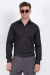 Camisa classic slim manga longa preto - Vitta