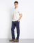 Camisa polo italiana tricot classic off white - loja online