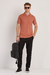 Polo texturizada terracota - comprar online