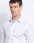 Camisa oxfordine slim manga longa branco na internet
