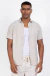 Camisa trio de fibras manga curta natural - comprar online