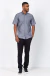 Camisa mc oxfordine regular chumbo - Vitta