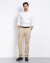 Camiseta henley canelada manga longa off white - loja online