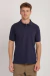 Camisa polo piquet confort básica azul marinho - comprar online