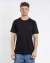 Camiseta básica em algodão preto