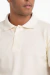 Camisa polo piquet confort básica off white na internet