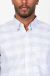 Camisa mc xadrez oxfordine azul - comprar online