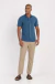 Calça pier casual em linho e algodão caqui - loja online