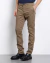 Calça chino sarja premium caqui - comprar online