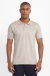Polo tricot leve bege