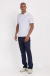 Camisa polo piquet confort básica branco - comprar online