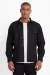 Camisa overshirt em sarja preto - comprar online