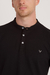Camiseta henley piquet prime preto - comprar online