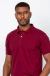 Camisa polo piquet confort básica marsala - Vitta