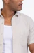 Camisa trio de fibras manga curta natural na internet