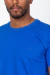 Camiseta básica em algodão azul royal - comprar online