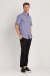 Camisa mc oxfordine regular azul - loja online
