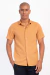 Camisa trio de fibras manga curta caramelo - comprar online