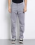 Calça canvas reta cinza