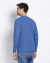 Blusa tricot canelada azul - loja online