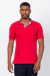 Polo piquet confort com detalhes vermelho - Vitta
