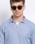 Camisa polo italiana tricot classic azul claro na internet