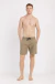 Shorts praia veraneio premium bege na internet