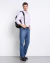 Camisa oxfordine slim manga longa rosa - Vitta