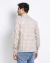 Camisa overshirt tricot xadrez bege - loja online