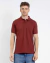 Camisa polo piquet confort básica bordô