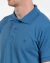 Camisa polo piquet confort básica azul na internet