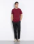 Camiseta básica em algodão marsala - comprar online