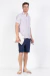 Camisa fio flame manga curta off white