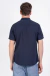 Camisa trio de fibras manga curta azul marinho - loja online