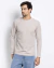 Blusa tricot canelada off white