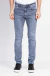 Calça jeans urban mid fit claro