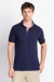 Polo piquet confort com detalhes azul marinho - Vitta