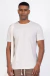 Camiseta básica em algodão off white