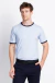 Camiseta contrast fit azul claro - Vitta