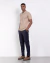 Polo tricot waffle bege na internet