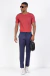 Camiseta básica em algodão vermelho - Vitta