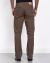 Calça chino de sarja reta marrom - Vitta