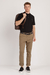Camiseta henley piquet prime preto - loja online