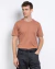 Camiseta básica em algodão mocha mousse